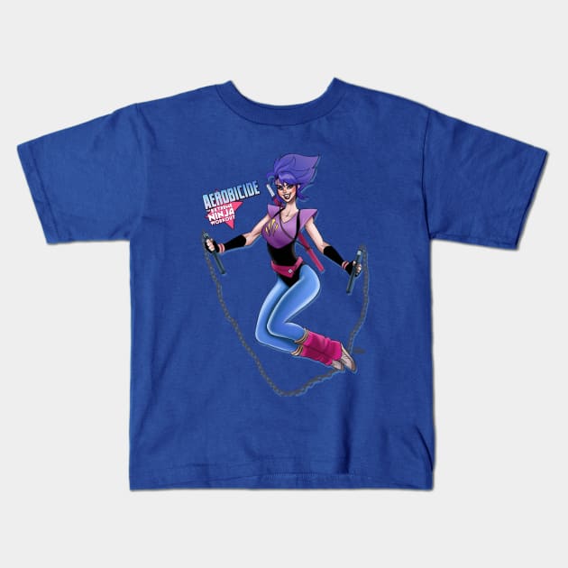 Sheri Ken, Aerobicide Kids T-Shirt by HaloSenpai